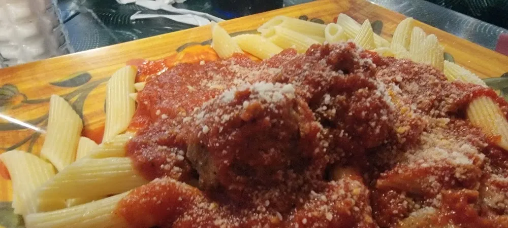 Mostaccioli and Meatballs
